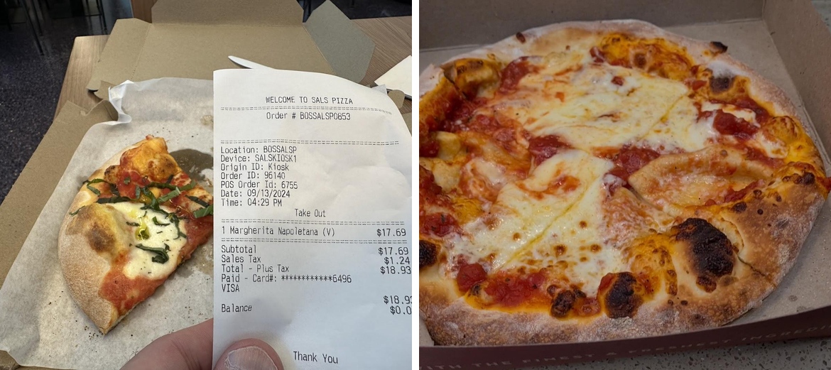 Sal's Pizza Menu